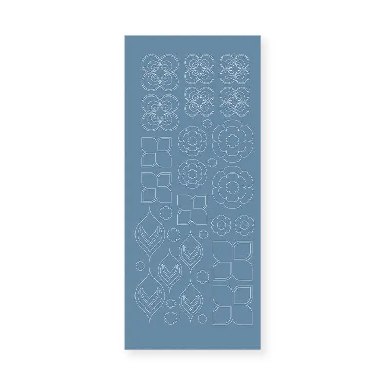 Stickers contour 'Retro design' (Mirror Ice)