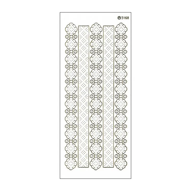Sticker contour ''Frise symboles artistiques'