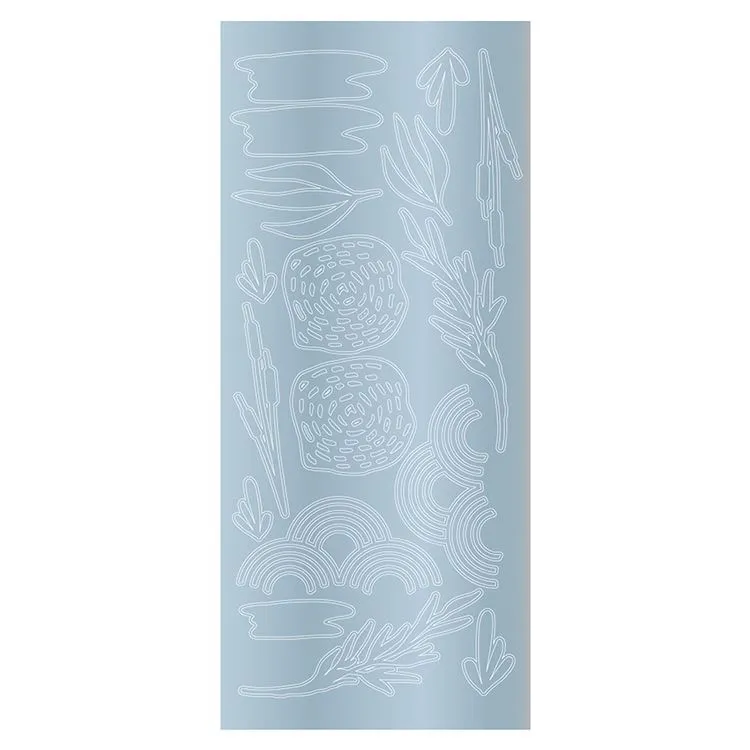Stickers contour 'Sérénité aquatique'