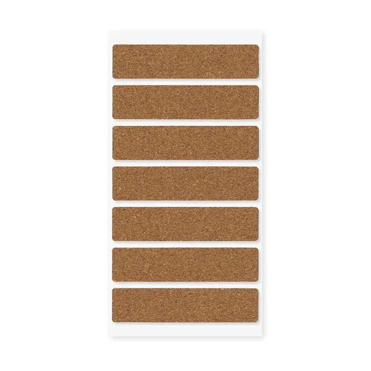 Stickers en liège 'Grands rectangles' (7pcs) 