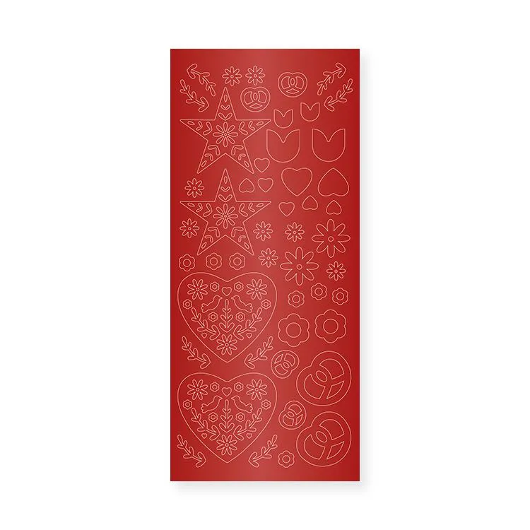 Stickers contour 'Noël alsacien'