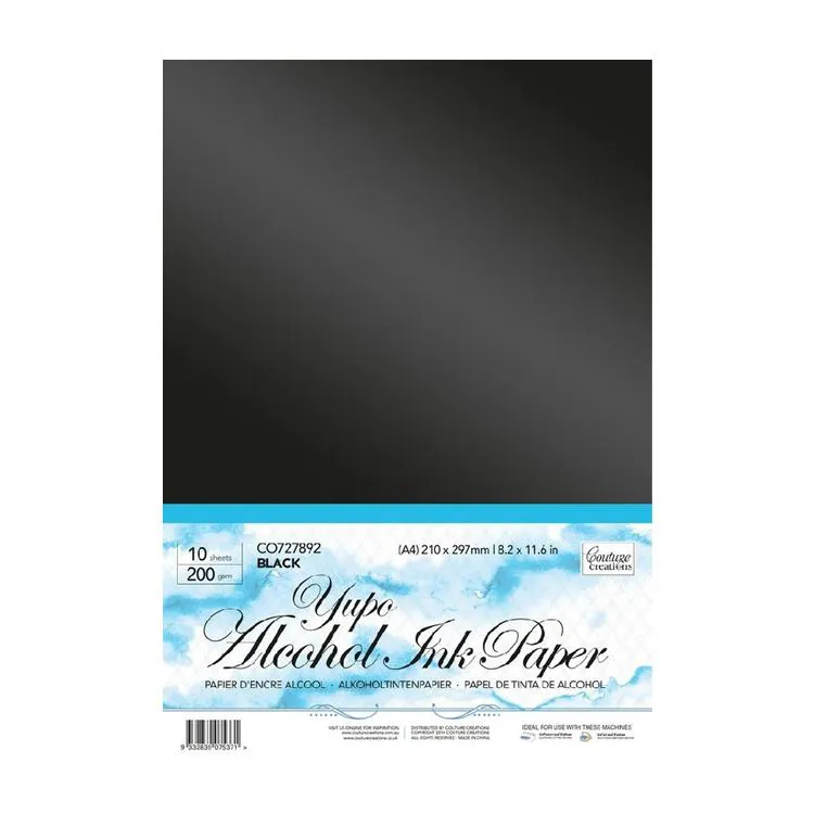Papier Yupo Noir A4 (10pcs) 