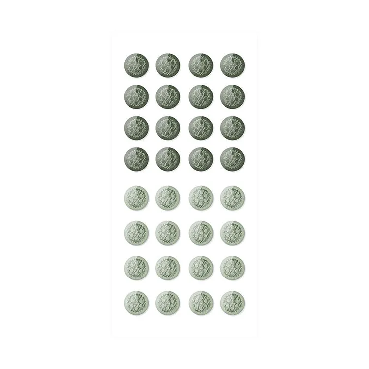 Perles de résines imprimées 'Engrenages' (32pcs)
