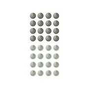 Perles de résines imprimées 'Engrenages' (32pcs)