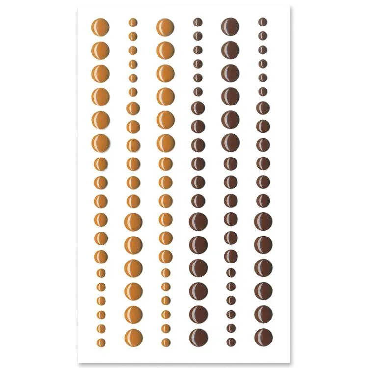 Perles de résine 'Chocolat'