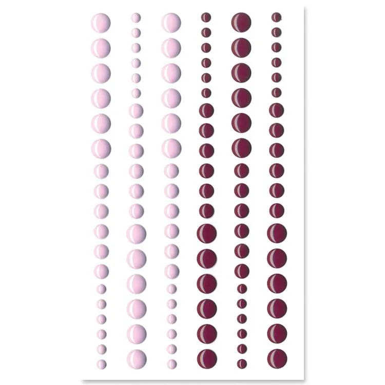 Perles de résine 'Roses' 