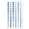 Perles de résines mat 'Marin'