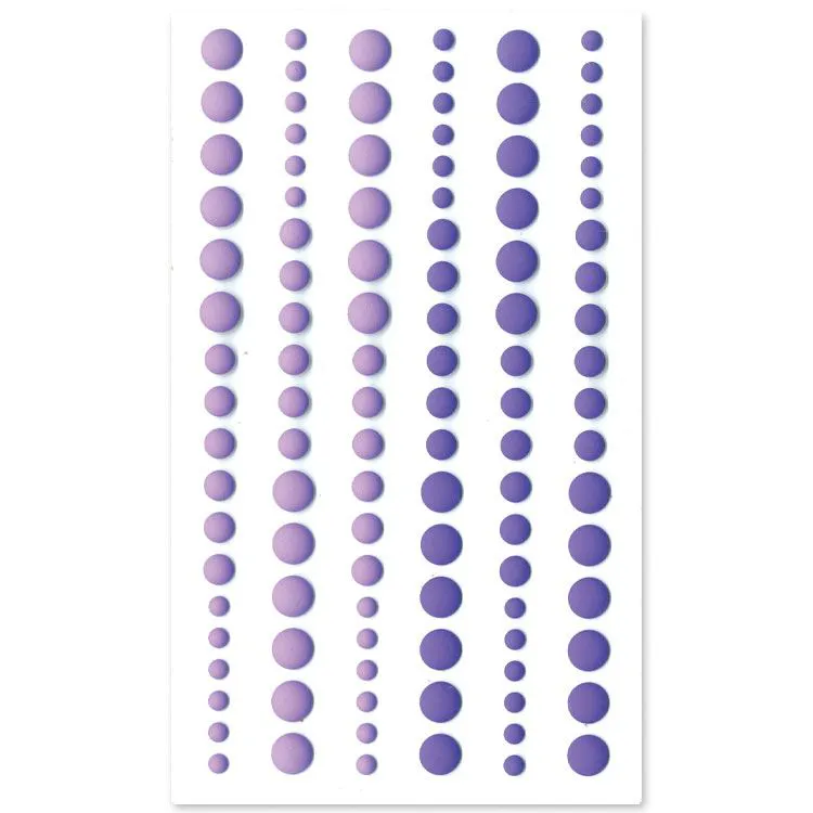 Perles de résines mat 'Violette'