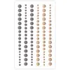 Perles de résine mat 'Muscade'