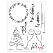 Tampons diamant 'Festive'