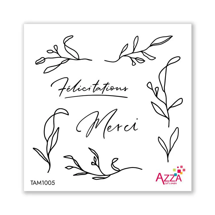 Tampons quartz 'Douceur printanière' (10x10cm)