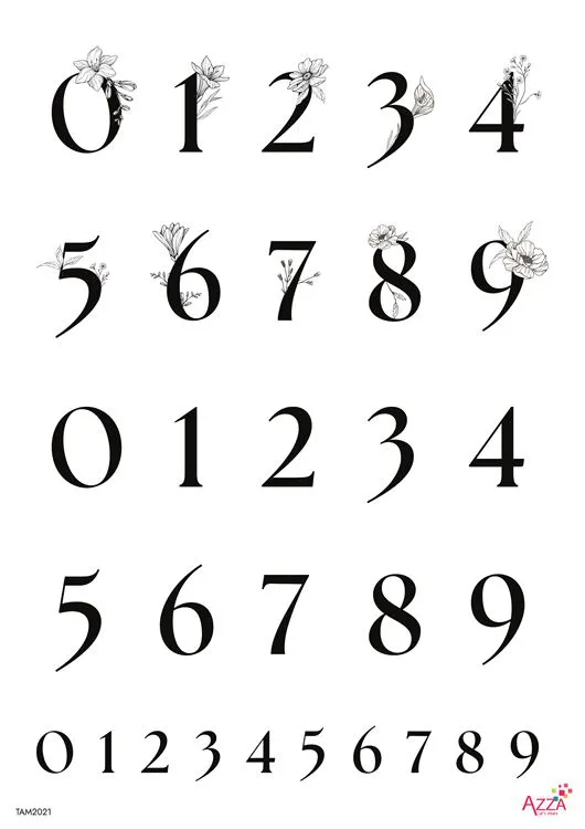 Maxi tampon 'Chiffres'