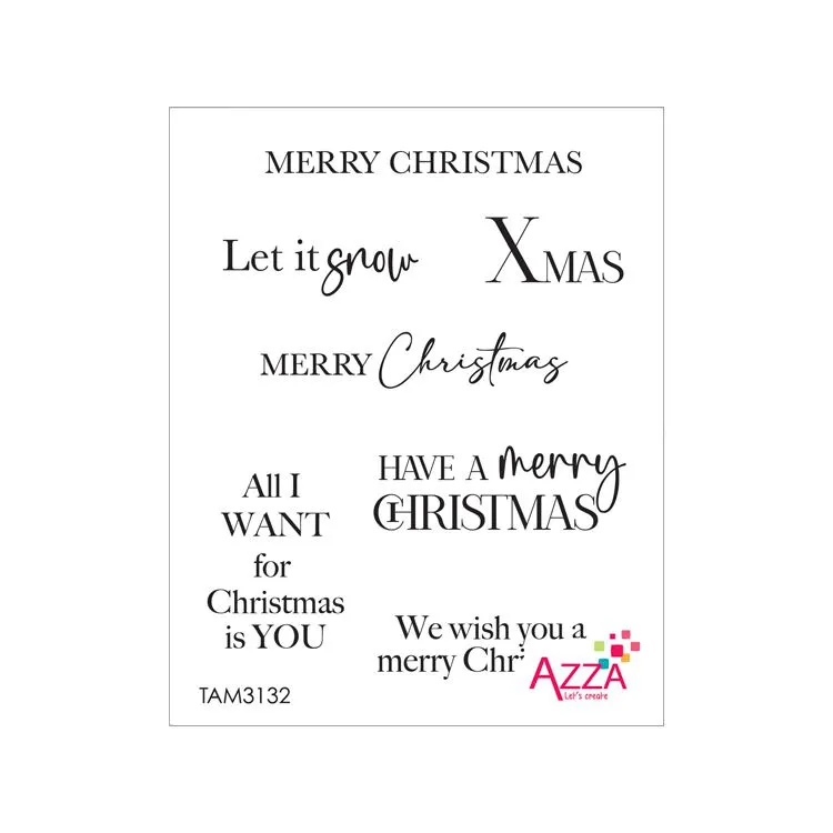 Tampons Rubis 'Merry Christmas' 