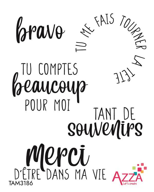 Tampons rubis mots 'Engrenages'