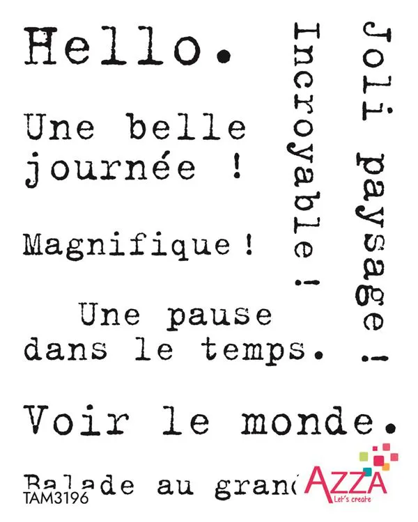 Tampons rubis mots 'Caract&egrave;res'