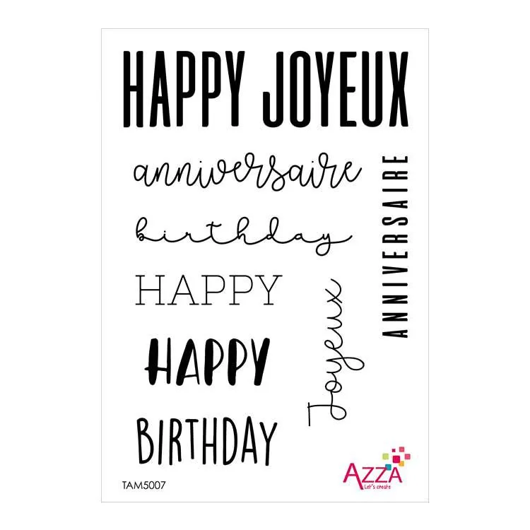 Mini-tampons 'Anniversaire'