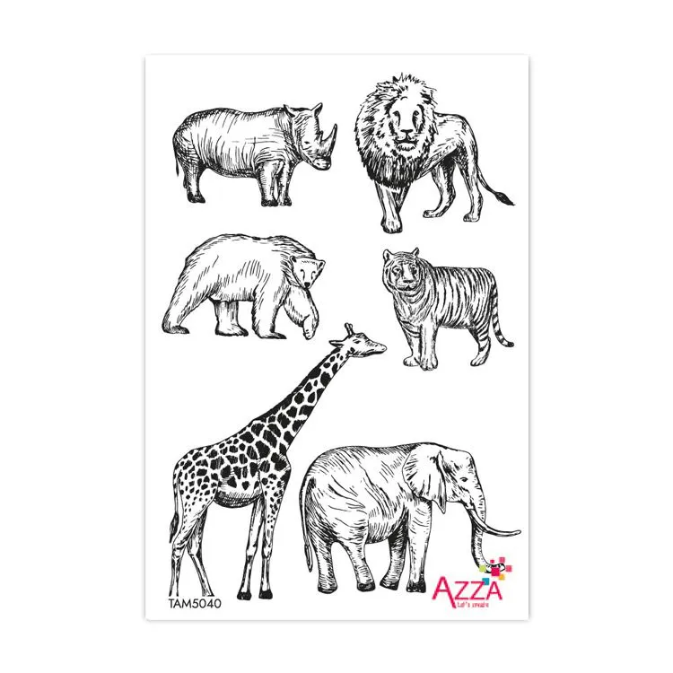 Mini-tampons 'Mondes animaliers'