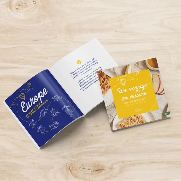 Livre recettes " Un voyage en cuisine "