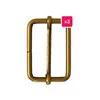 Fermeture 'Boucle de ceinture bronze' (3pcs)