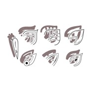 Matrices de découpe 'Symboles artistiques I' 2