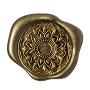 Sceau à cire 'Symboles artistiques' (Rond-25mm)