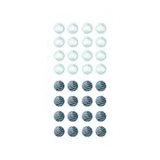 Perles de résine 'Sérénité aquatique' (32 pcs)