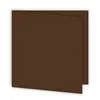 Set de cartes 15x15 'Chocolat' (6p)