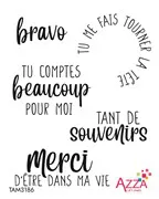 Tampons rubis mots 'Engrenages'