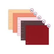 Camaieux de pages 30x30 'Acidulé (20p)