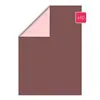 Papier A4 duo 10p 'Lie de vin - Rose poudré'