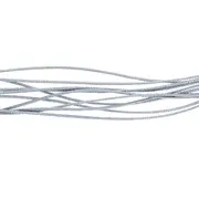 Cordon ciré 1mmx10m Argent