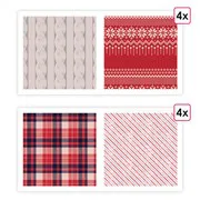 Papiers imprimés 'Mon plus beau Noël (8f)