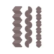 Classeur de gaufrage et découpe 'Frise géométrique