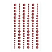 Perles de résine mattes & brillantes 'Terracotta'